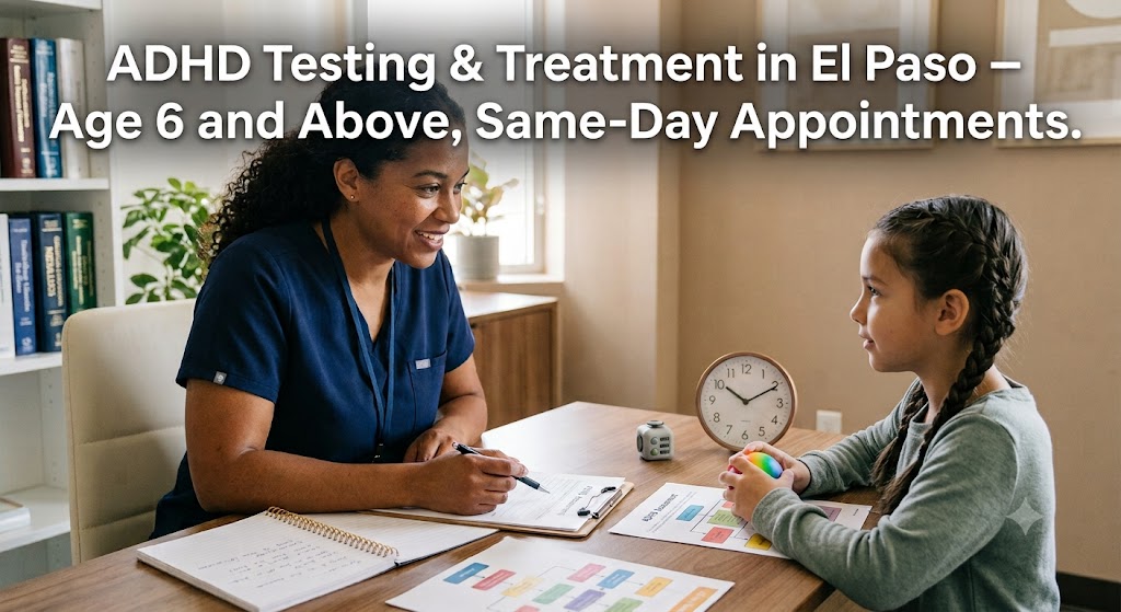 ADHD Treatment in El Paso, TX: From Comprehensive Testing to Personalized, All‑Ages Care