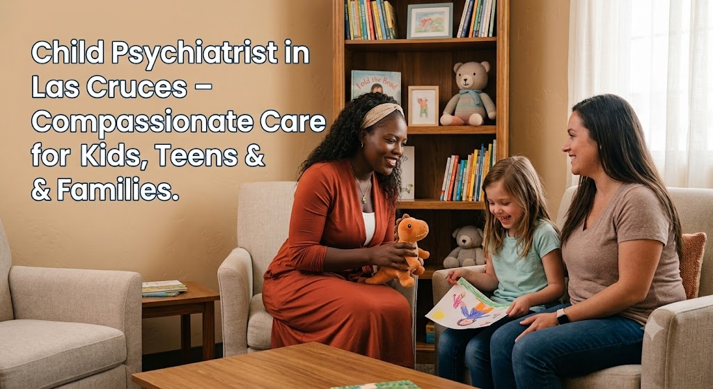 Child Psychiatrist in Las Cruces, NM: Compassionate Psychiatric Care for Kids, Teens, and Families