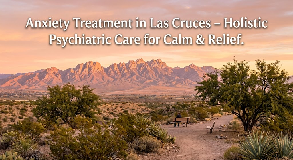 Anxiety Treatment in Las Cruces, NM: A Holistic Psychiatric Approach That Calms the Mind and Body