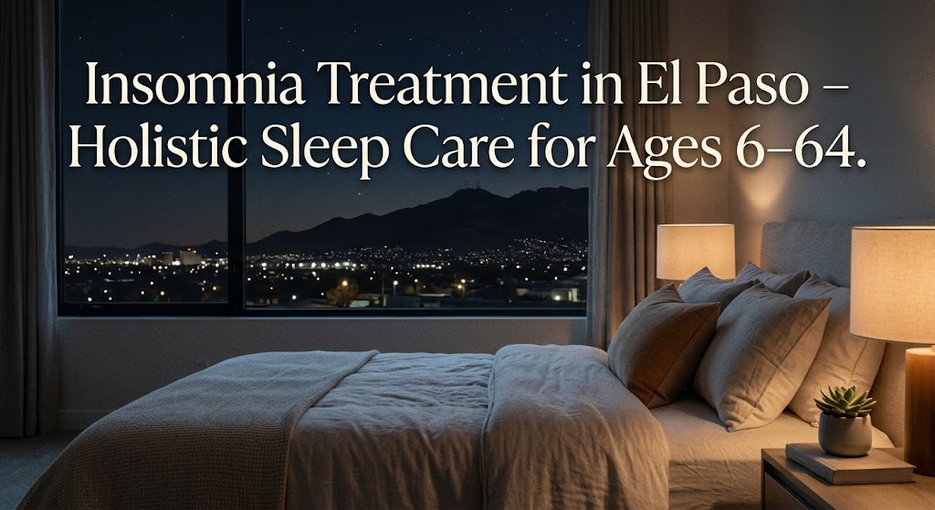 Insomnia Treatment in El Paso, TX: A Holistic Psychiatric Approach to Restoring Restful Sleep